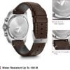 Victorinox Swiss Army Chronograph Black Dial Brown Leather S...