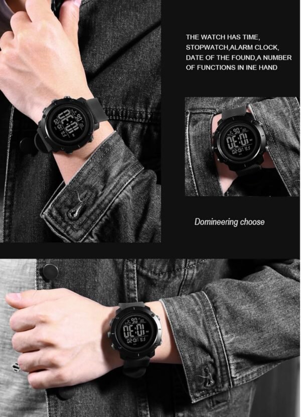 Digital Watch Sports Waterproof Military Back Light Small Wa...