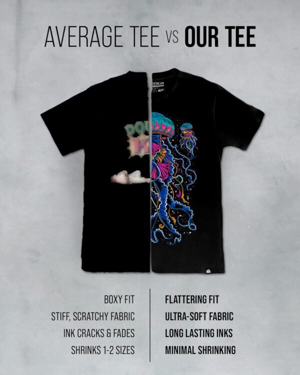INTO THE AM Men's Graphic Tees S - 4XL Cool Lightweight Fitt...