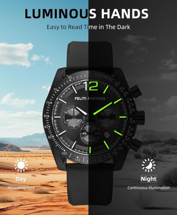 Mens Watches Gifts for Men Casual Sport Quartz Wrist Watches...