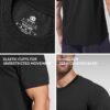 DAVID ARCHY Men's T-Shirt Heavyweight Tees Cotton Sorona Cas...