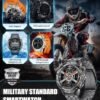 LIGE Military Smart Watches for Men with LED Flashlight(Answ...