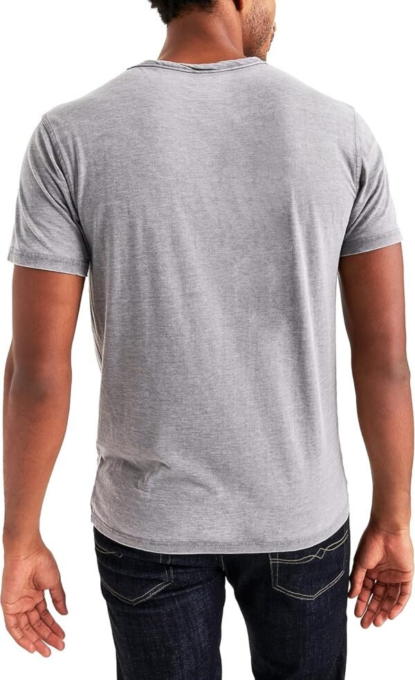 Lucky Brand Men's Venice Burnout Notch Neck Tee