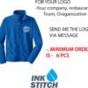 INK STITCH Men Custom Text Stitching Embroidery Value Fleece...