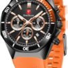 Watches for Men Luxury Chronograph 3ATM Waterproof Quartz Sp...