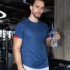 5 Pack Workout Shirts for Men Quick Dry Crew Neck Short Slee...