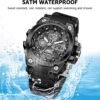 Digital Sports Watches for Men, Waterproof Tactical Military...