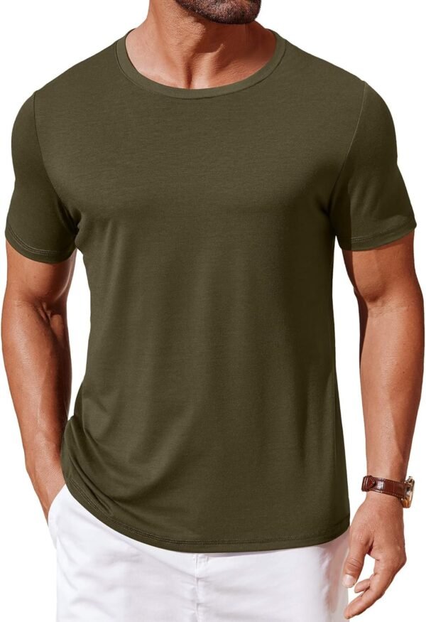 COOFANDY Men's T Shirt Short Sleeve Crew Neck T-Shirts Casua...