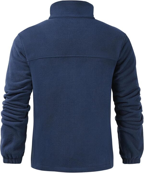 Men's Casual Outdoor Fleece Zip Jacket Long Sleeve Warm Wint...