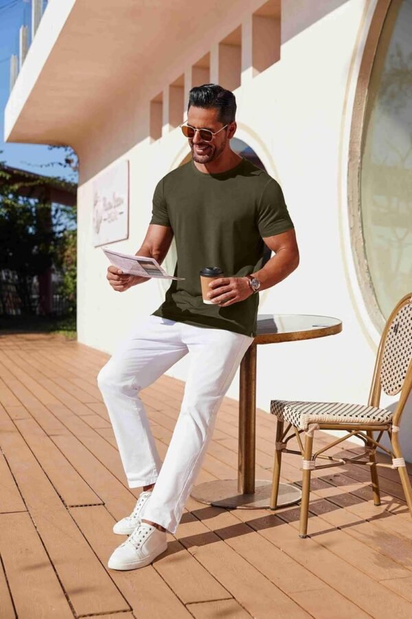 COOFANDY Men's T Shirt Short Sleeve Crew Neck T-Shirts Casua...