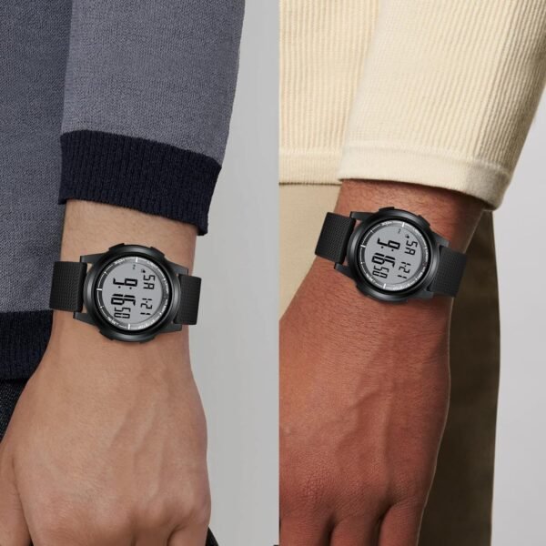 HANPOSH Mens Digital Watch Ultra Thin Minimalist Sports Wate...