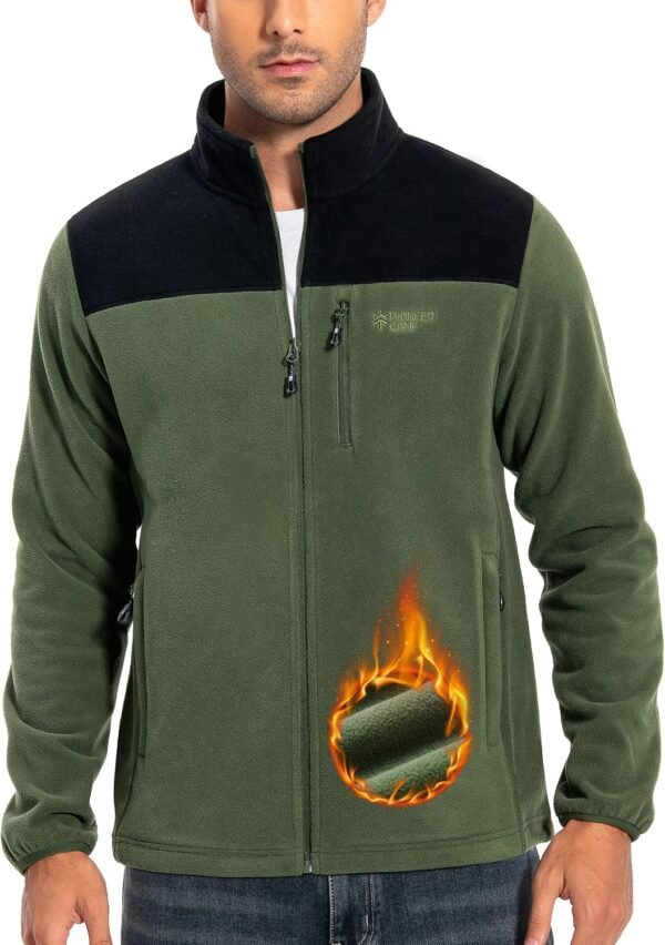 Pioneer Camp Men's Lightweight Polar Fleece Jacket Full Zip ...