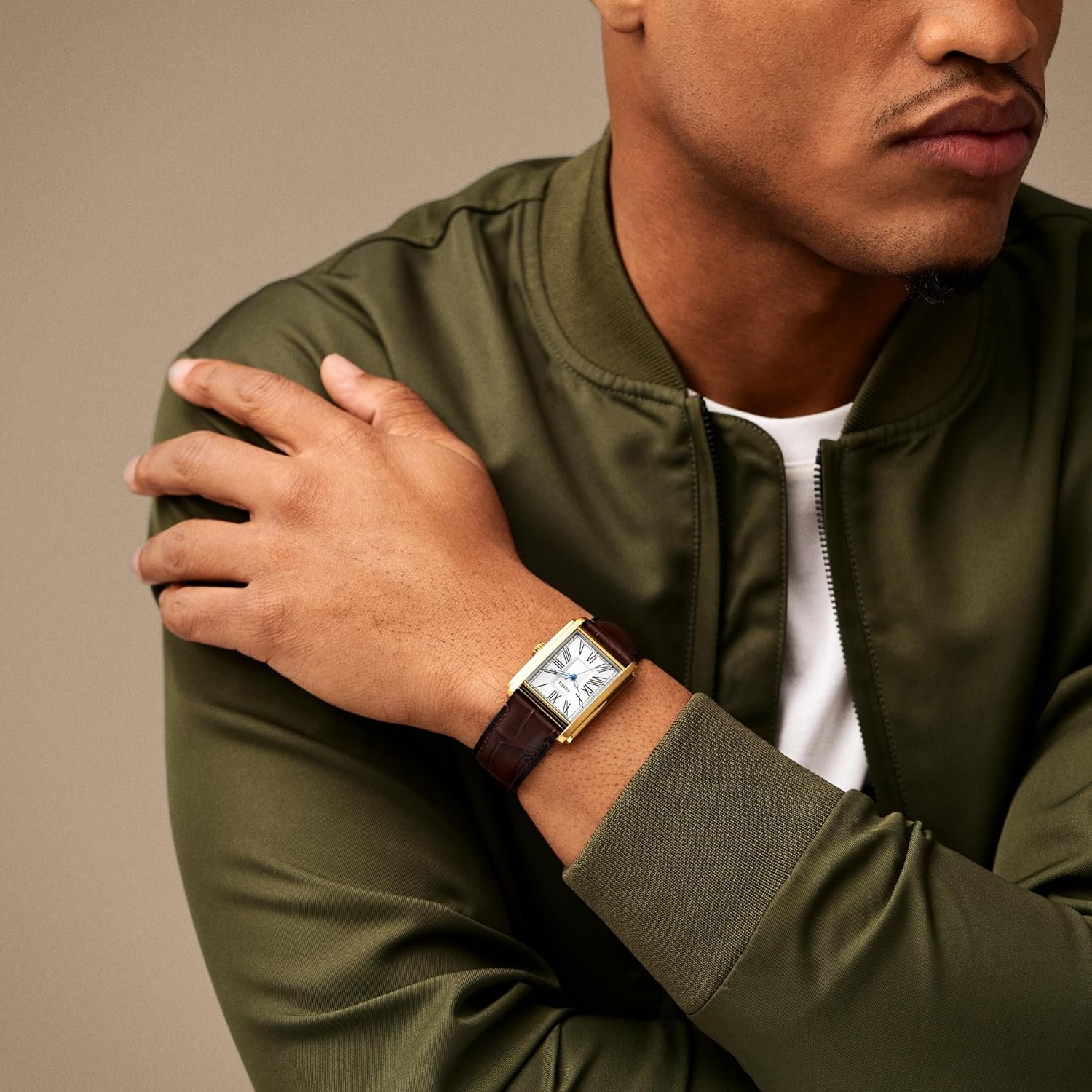 Fossil Men's Carraway Quartz Stainless Steel Three-Hand Watc... - Image 4