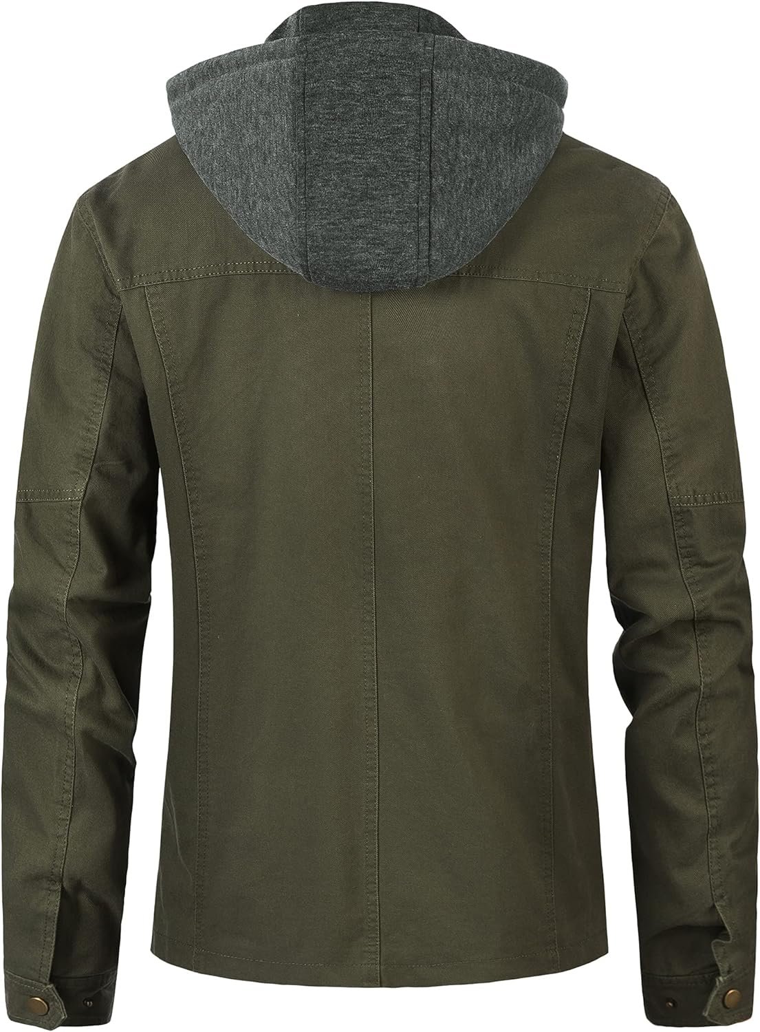 Pursky Men's Canvas Cotton Military Casual Field Jacket Oute... - Image 3
