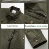 Pursky Men's Canvas Cotton Military Casual Field Jacket Oute...