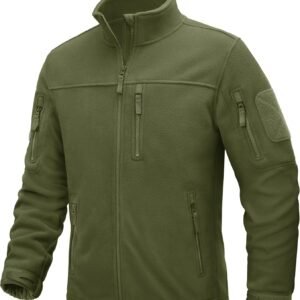 TACVASEN Men's Fleece Jacket Full Zip Winter Jacket Lightwei...