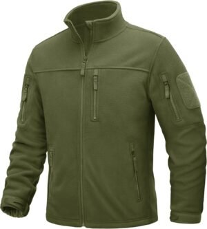 TACVASEN Men's Fleece Jacket Full Zip Winter Jacket Lightwei...