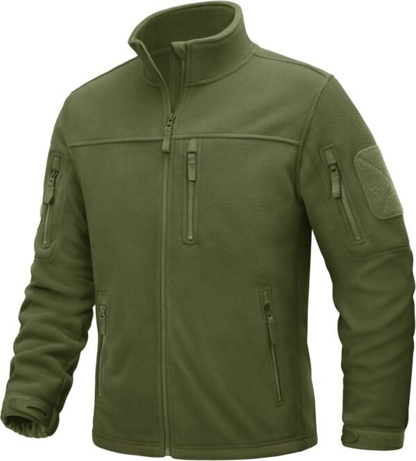 TACVASEN Men's Fleece Jacket Full Zip Winter Jacket Lightwei...