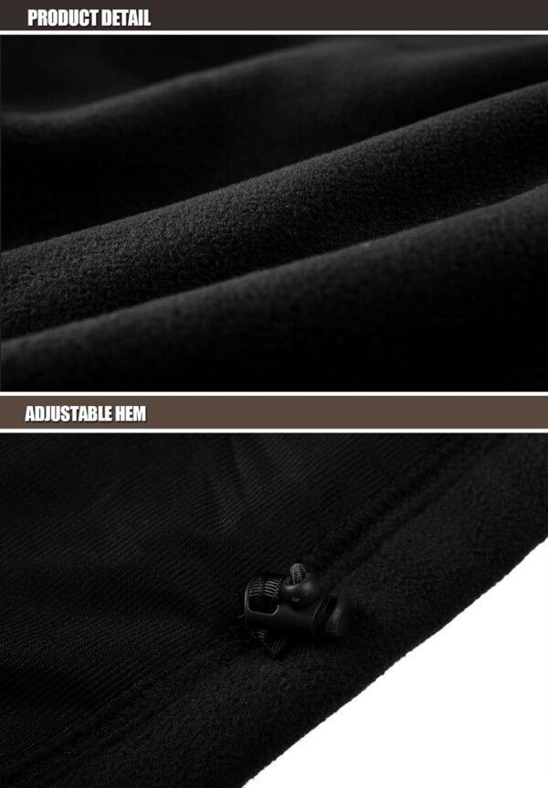 TACVASEN Men's Fleece Jacket Full Zip Winter Jacket Lightwei...