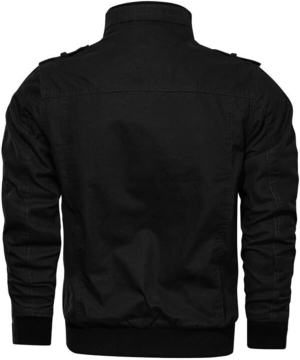 Oymyakon Men's Casual Military Jacket Stand Collar Jackets C...