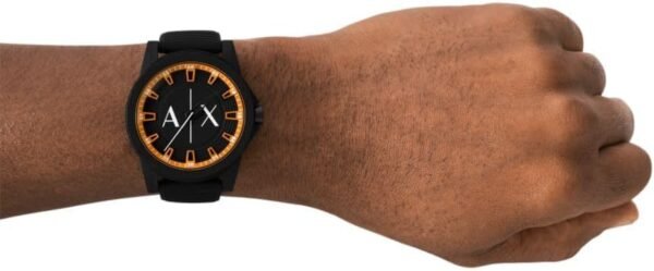 AX Armani Exchange Chronograph Watch for Men with Leather, S...
