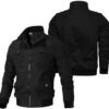 Oymyakon Men's Casual Military Jacket Stand Collar Jackets C...