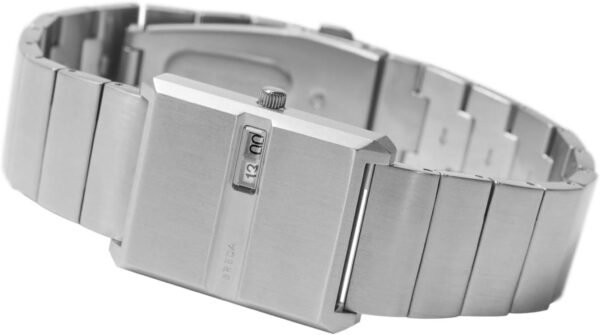 Breda 'Pulse' Stainless Steel Bracelet Watch