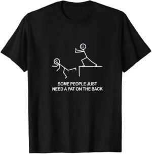 Causal Crew Neck Humorous Cartoon Tee Sports T-Shirts