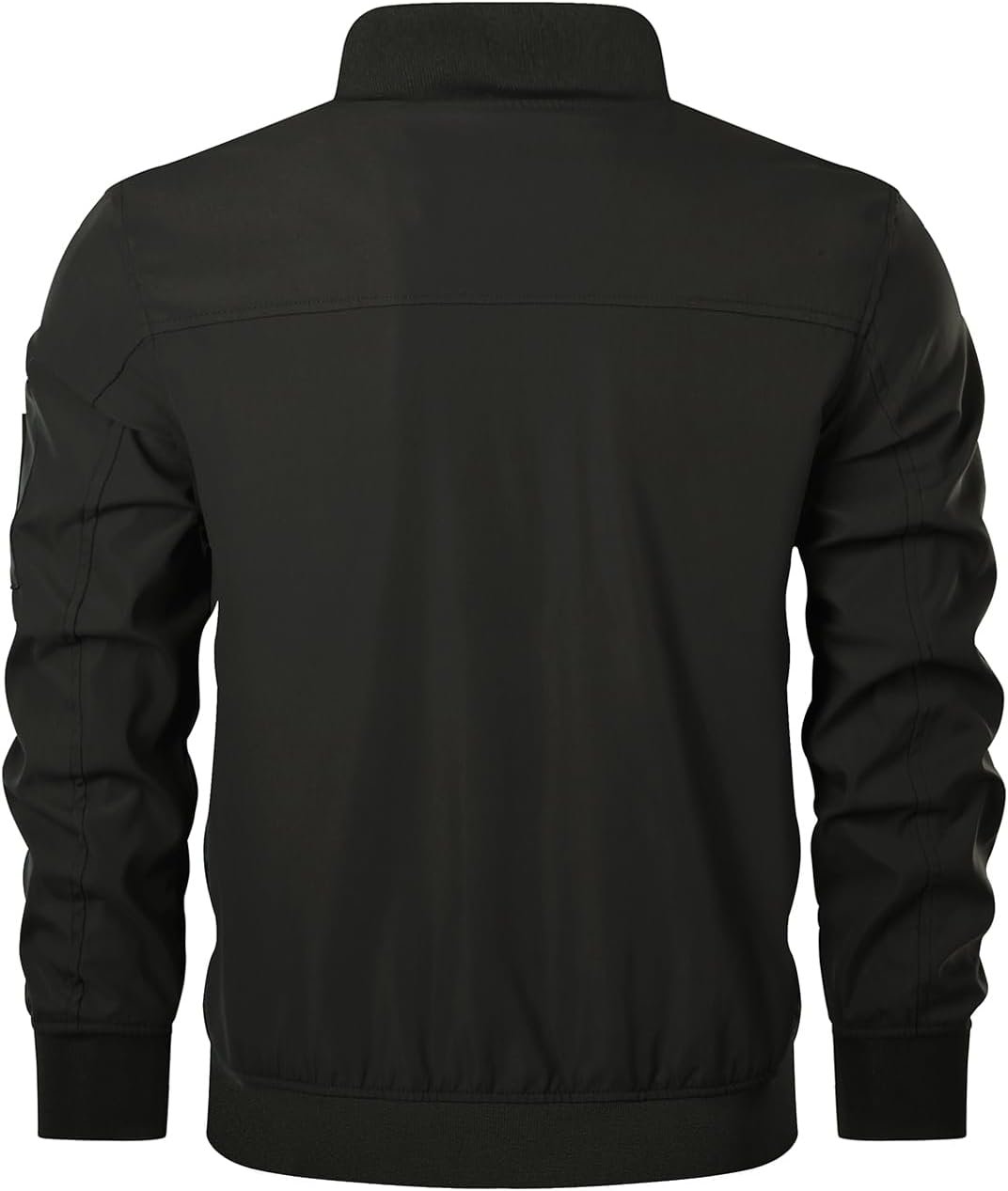 HOOD CREW Men’s Bomber Jacket Lightweight Casual Stylish Spr... - Image 3