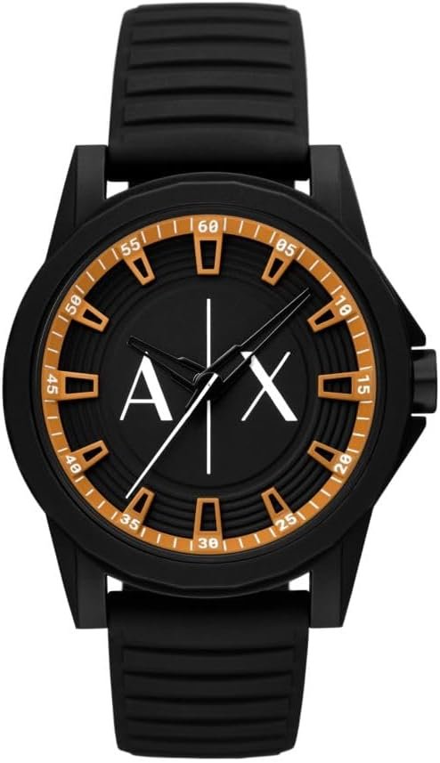 AX Armani Exchange Chronograph Watch for Men with Leather, S...