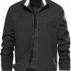 FTIMILD Mens Bomber Jacket Lightweight Causal Windbreaker St...