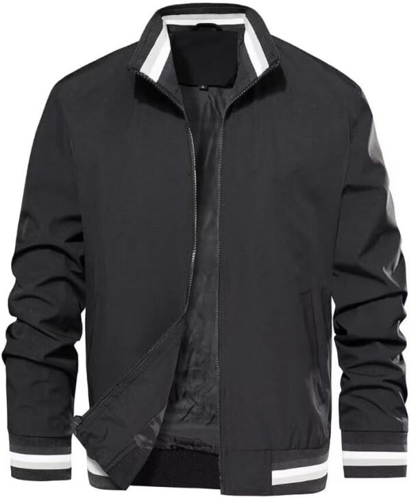 FTIMILD Mens Bomber Jacket Lightweight Causal Windbreaker St...
