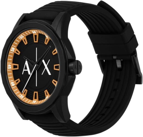 AX Armani Exchange Chronograph Watch for Men with Leather, S...