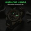 AIMES Mens Watches for Men Casual Chronograph Waterproof Spo...