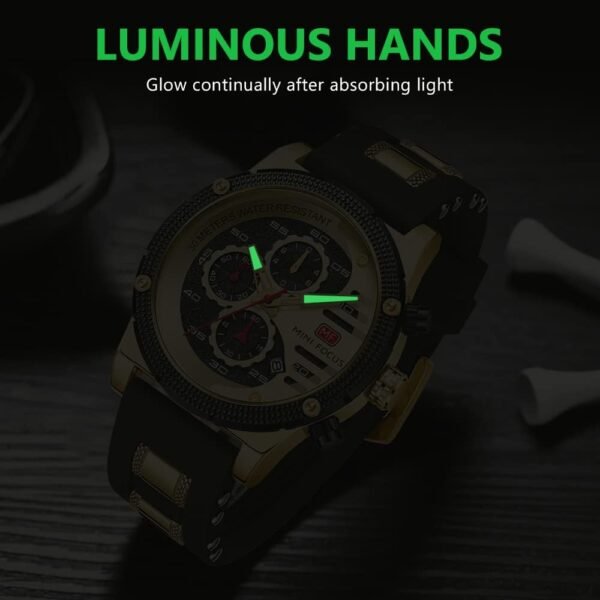 AIMES Mens Watches for Men Casual Chronograph Waterproof Spo...