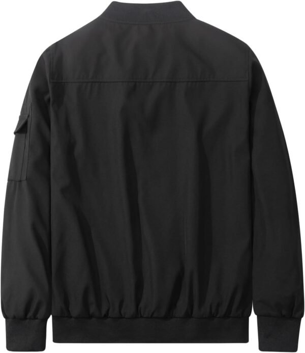 TLZC Men's Fashion Bomber Jacket Lightweight Track Windbreak...