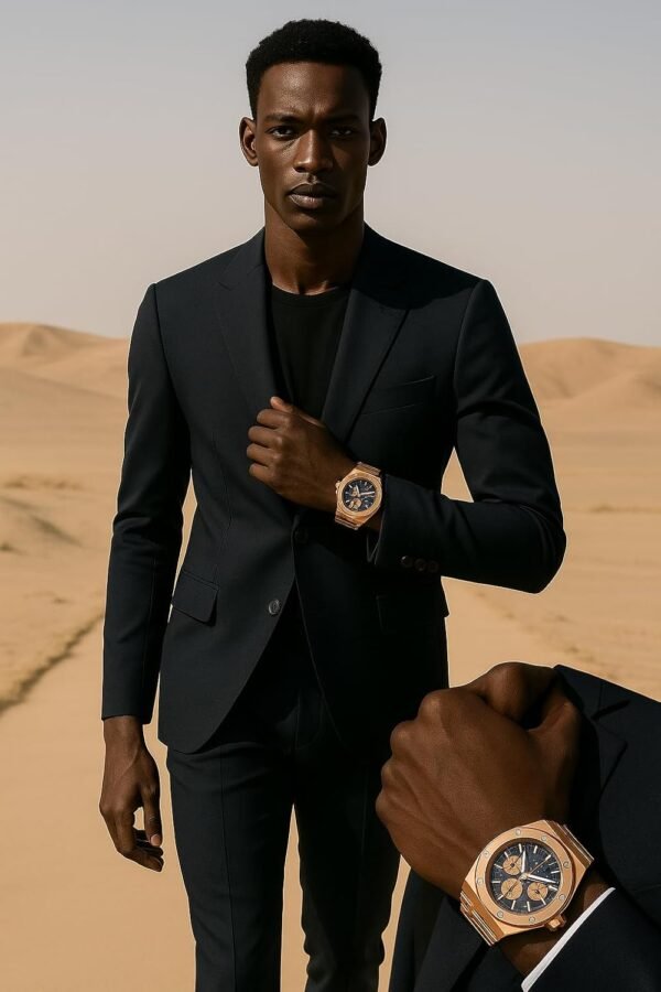 Watches for Men Titan Steel Chronograph – Bold Rose Gold Men...