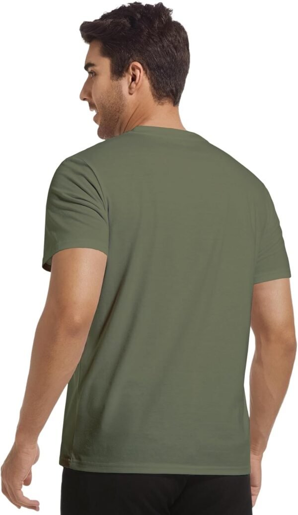 Mens T-Shirts Multi Pack Crewneck Cotton Tee Short Sleeve Cl...