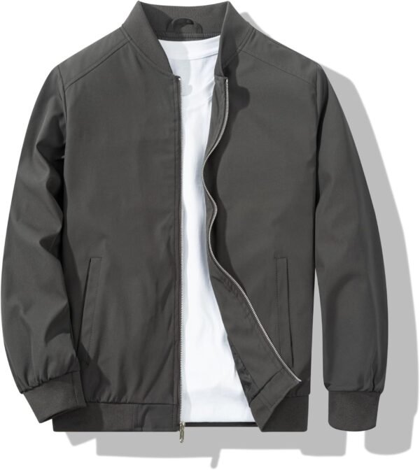 Men's Bomber Jacket Fashion Stylish Lightweight Windbreaker ...