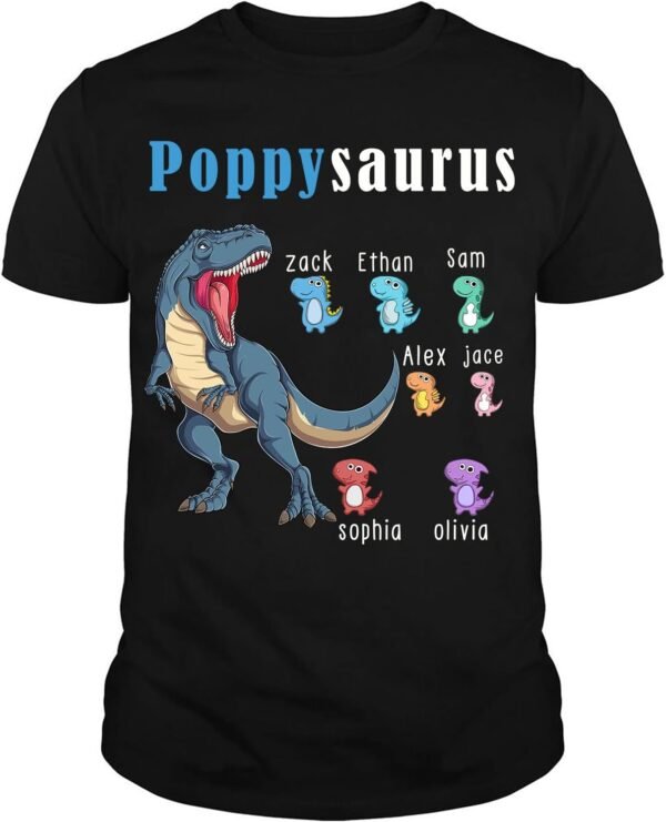 Custom Poppy Dinosaur T Shirt,Best Poppysaurus T Shirt,Perso...