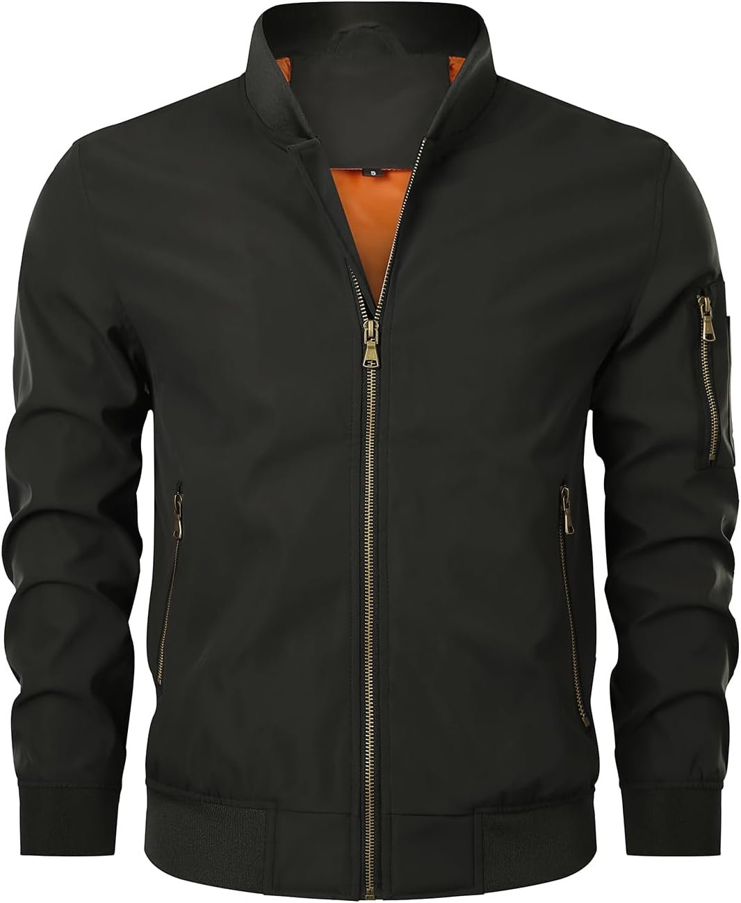 HOOD CREW Men’s Bomber Jacket Lightweight Casual Stylish Spr... - Image 2