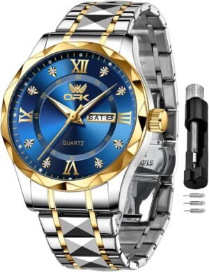 OPK Watches for Men Diamond Roman Analog Mens Watches Waterp...