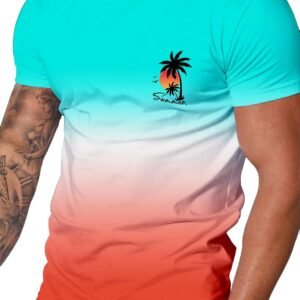 Men's Short-Sleeved Graphic T-Shirt Letters Fashion Printing...