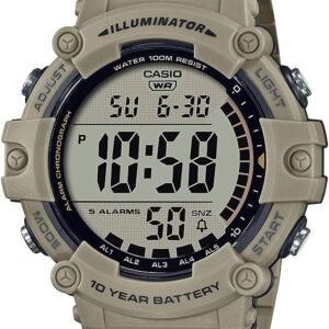 Casio Illuminator AE1500WH Series | 10-Year Battery | LED Ba...