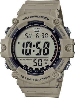 Casio Illuminator AE1500WH Series | 10-Year Battery | LED Ba...