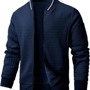 Mens Casual Jacket Lightweight Jacket Varsity Coat