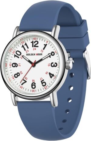 GOLDEN HOUR Waterproof Nurse Watch for Medical Professionals...