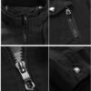 Oymyakon Men's Casual Military Jacket Stand Collar Jackets C...