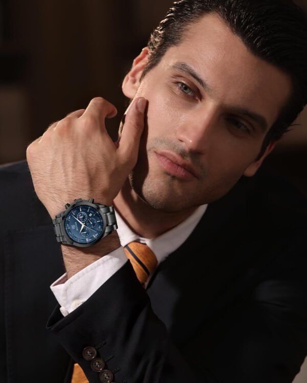 BENYAR Mens Watch Analog Quartz Movement Chronograph Stylish...