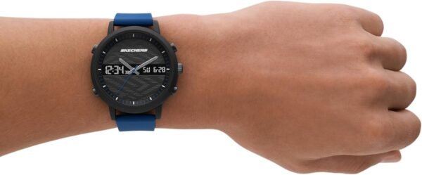 Skechers Men's Lawndale Analog-Digital Chronograph Watch, Co...